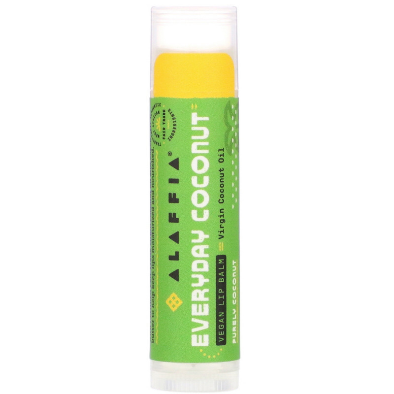 Everyday Coconut Fair Trade Lip Balm Purely Coconut 0.15 oz (4.25 g)