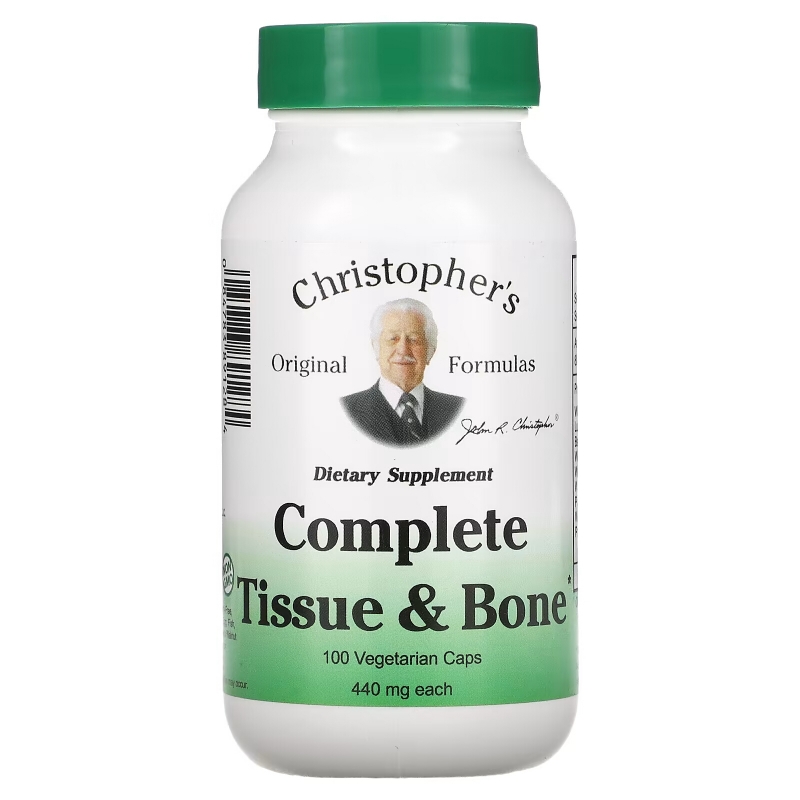 Christopher's Original Formulas, Complete Tissue & Bone, 440 mg, 100 Vegetarian Caps