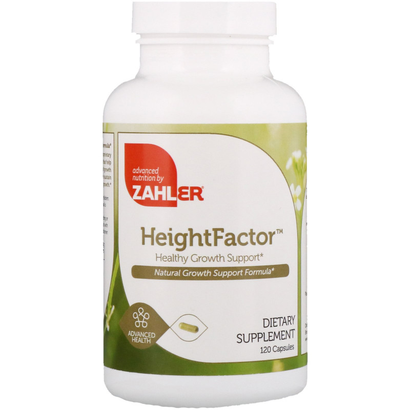 Zahler, Height Factor, комплекс для поддержки роста, 120 капсул