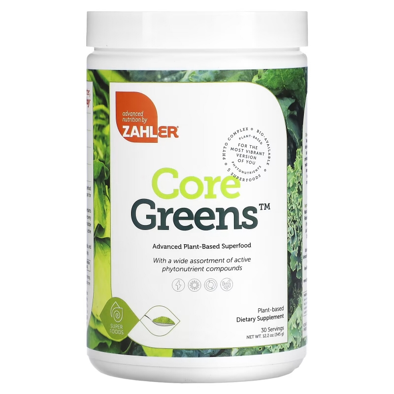 Zahler, Core Greens , 12.2 oz (345 g)