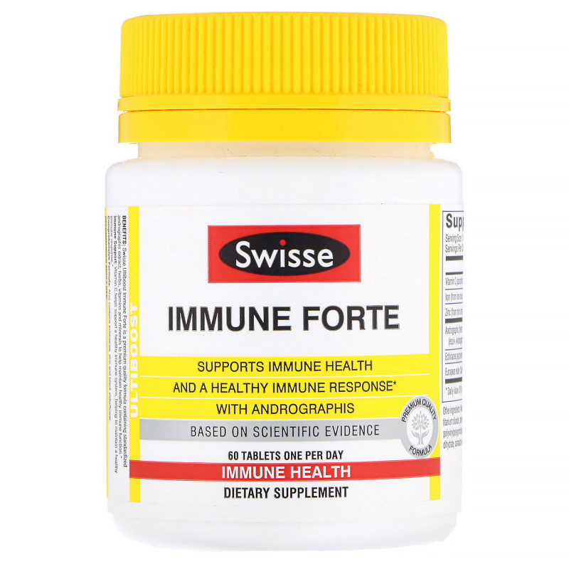 Swisse, Ultiboost, Immune Forte 60 Tablets
