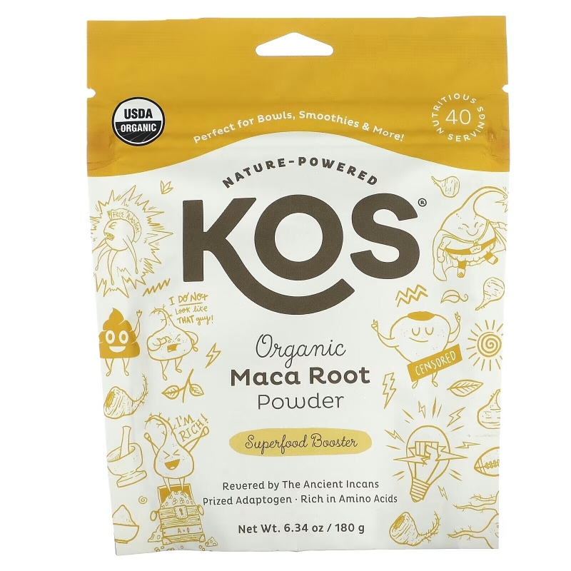 KOS, Organic Maca Root Powder, 6.34 oz (180 g)