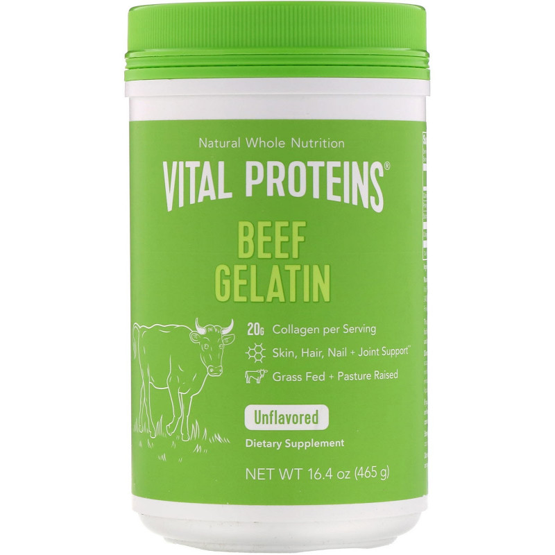 Vital Proteins, Beef Gelatin, Unflavored, 16 oz (454 g)