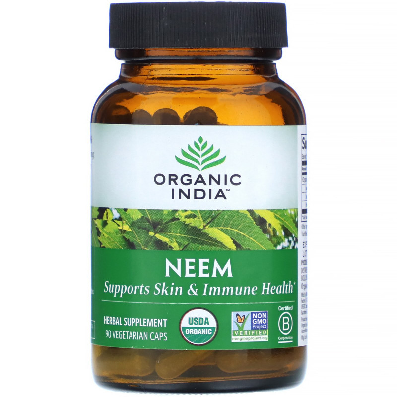 Organic India Neem Blood Cleanser 90 Veg Caps