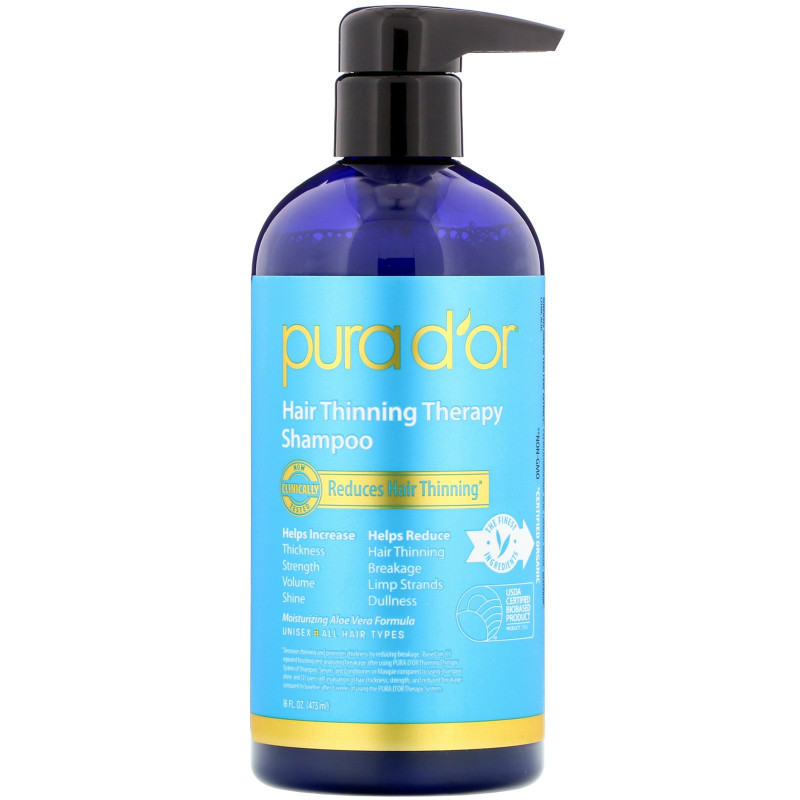Pura D'or, Hair Loss Prevention Therapy Shampoo, 16 fl oz (473 ml)