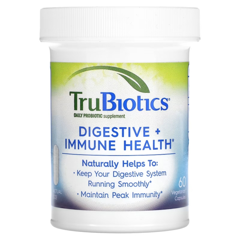 TruBiotics, Digestive + Immune Health, 60 Vegetarian Capsules