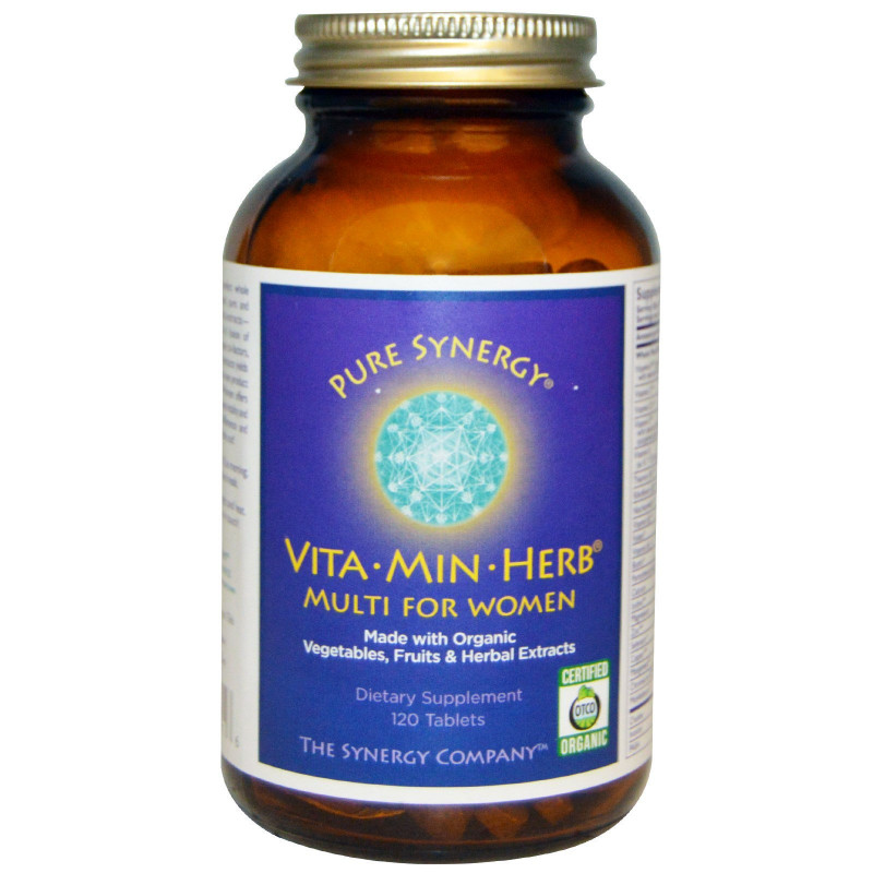 Pure Synergy Мульти Вита·Мин·Травы для женщин 120 таблеток