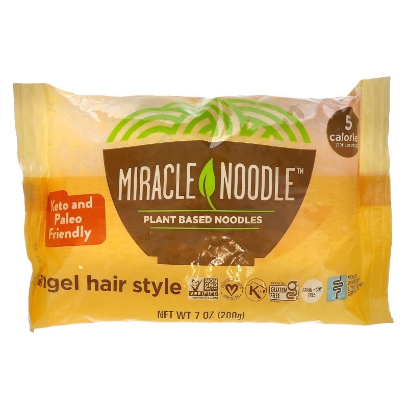 Miracle Noodle Волосы ангела Лапша Ширатаки 7 унций (198 г)