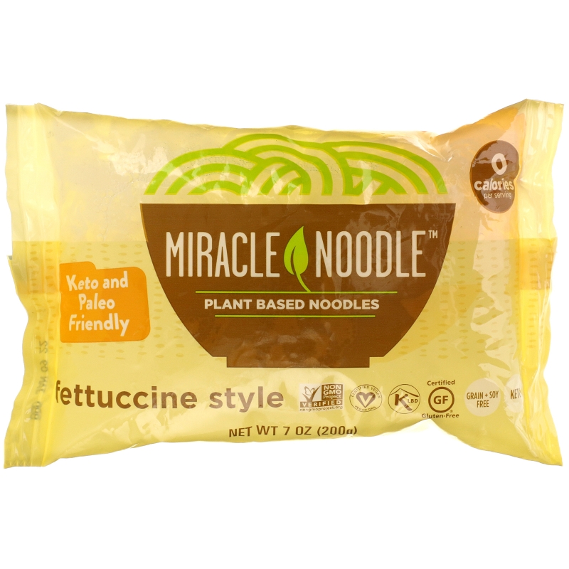 Miracle Noodle Лапша Ширатаки Феттучини 7 унций (198 г)