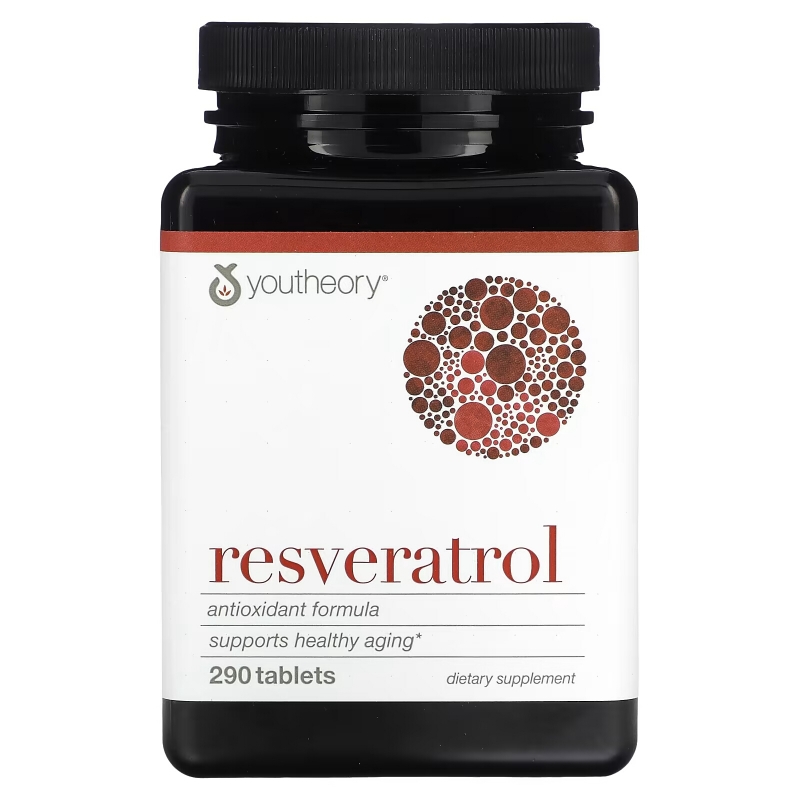 Youtheory, Resveratrol Anti-Aging, 290 Count