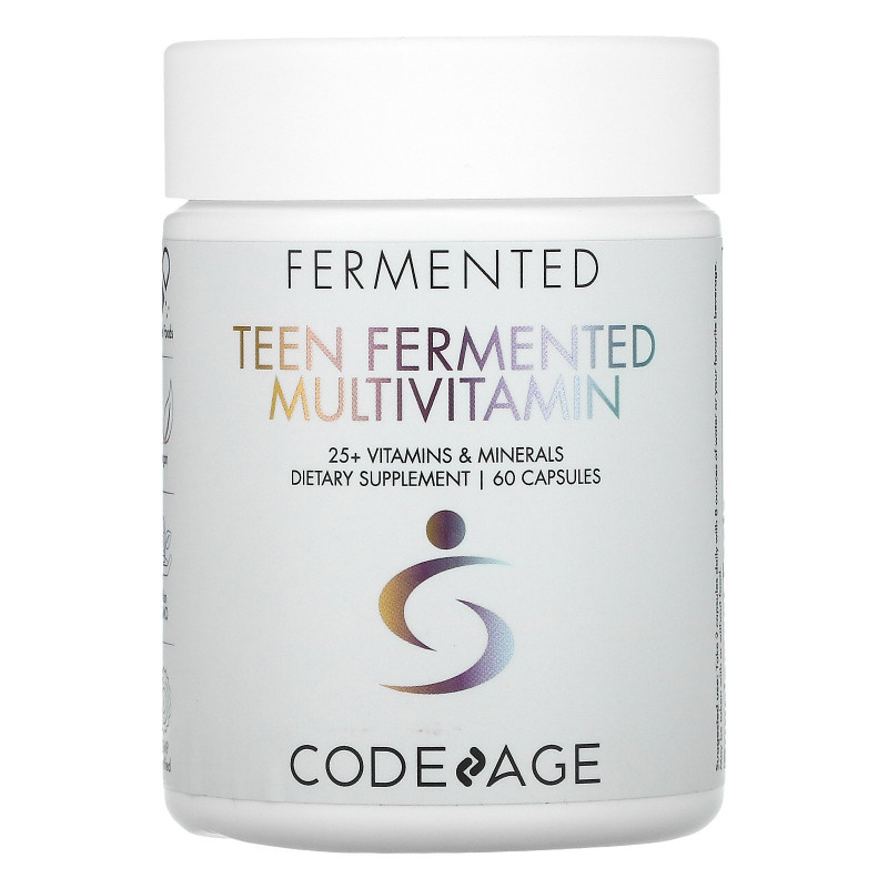 CodeAge, Teen Fermented Multivitamin, 60 Capsules