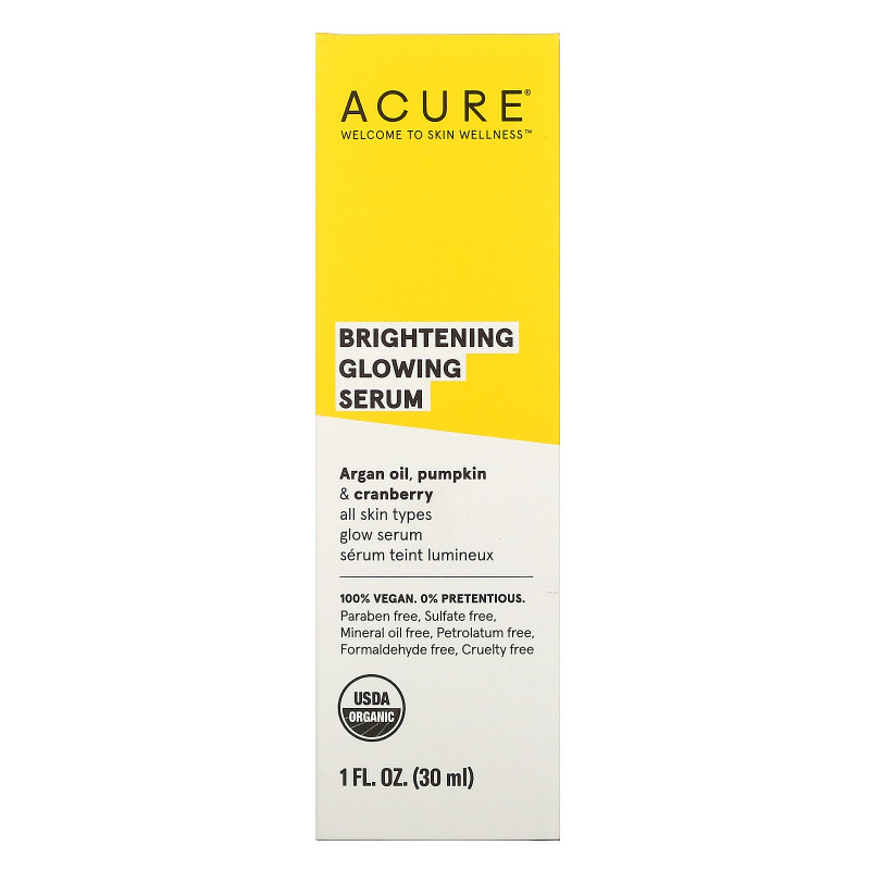Acure Organics Укрепляющая сыворотка для лица 1 жидкая унция (30 мл)