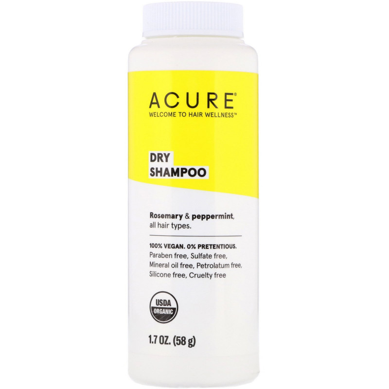 Acure Organics Сухой шампунь со стволовыми клетками арганы и коэнзимом Q10 17 унции (48 г)