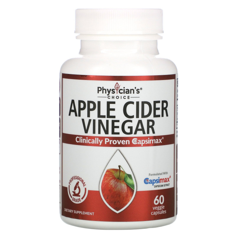 Physician's Choice, Apple Cider Vinegar Capsules, 60 Vegetarian Capsules