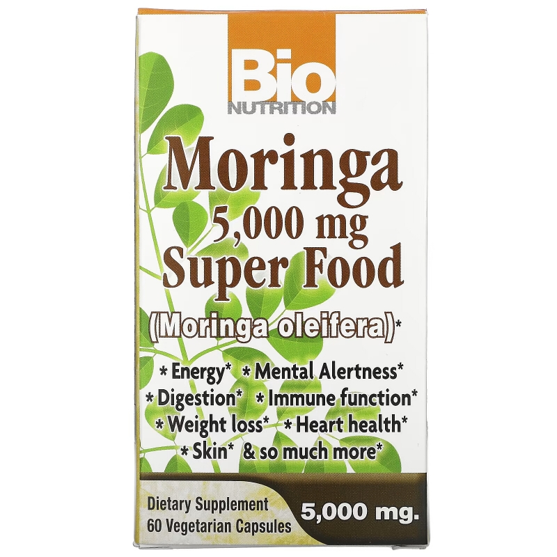 Bio Nutrition Суперпродукт Моринга 5000 мг 60 растительных капсул