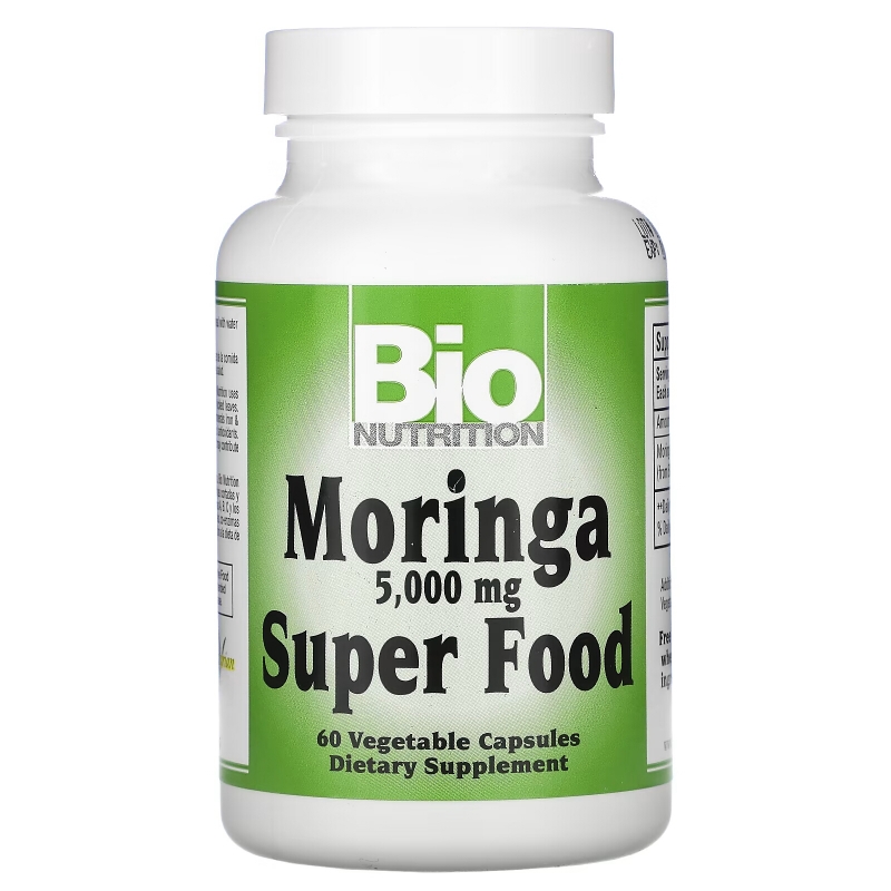 Bio Nutrition Суперпродукт Моринга 5000 мг 60 растительных капсул