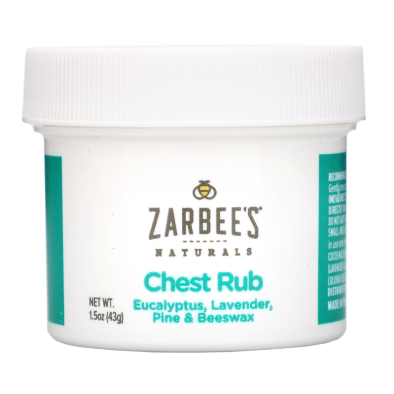 Zarbee's, Chest Rub with Eucalyptus, Lavender, Pine & Beeswax, 1.5 oz (43 g)