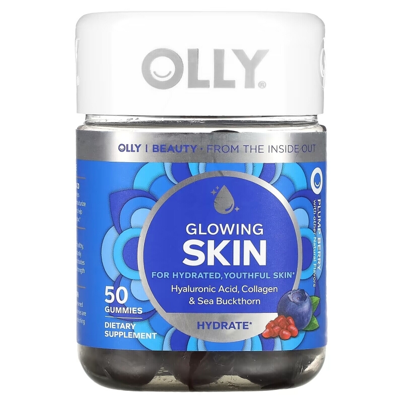 OLLY, Glowing Skin, Plump Berry, 50 Gummies