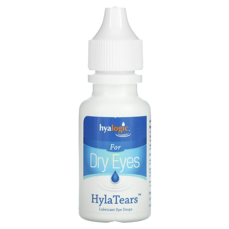 Hyalogic LLC, HylaTears, Увлажняющие глазные капли от сухости глаз, 0,67 ж. унц.(20 мл)