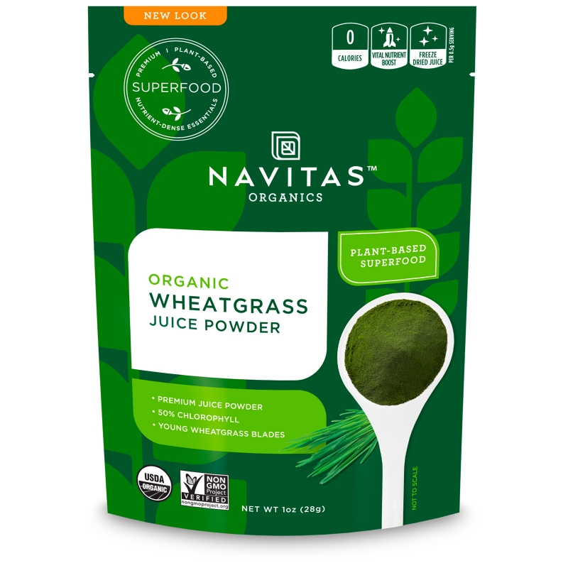 Navitas Naturals Organic ростки пшеницы сублимированный порошок травы пшеницы 1 унция (28 г)