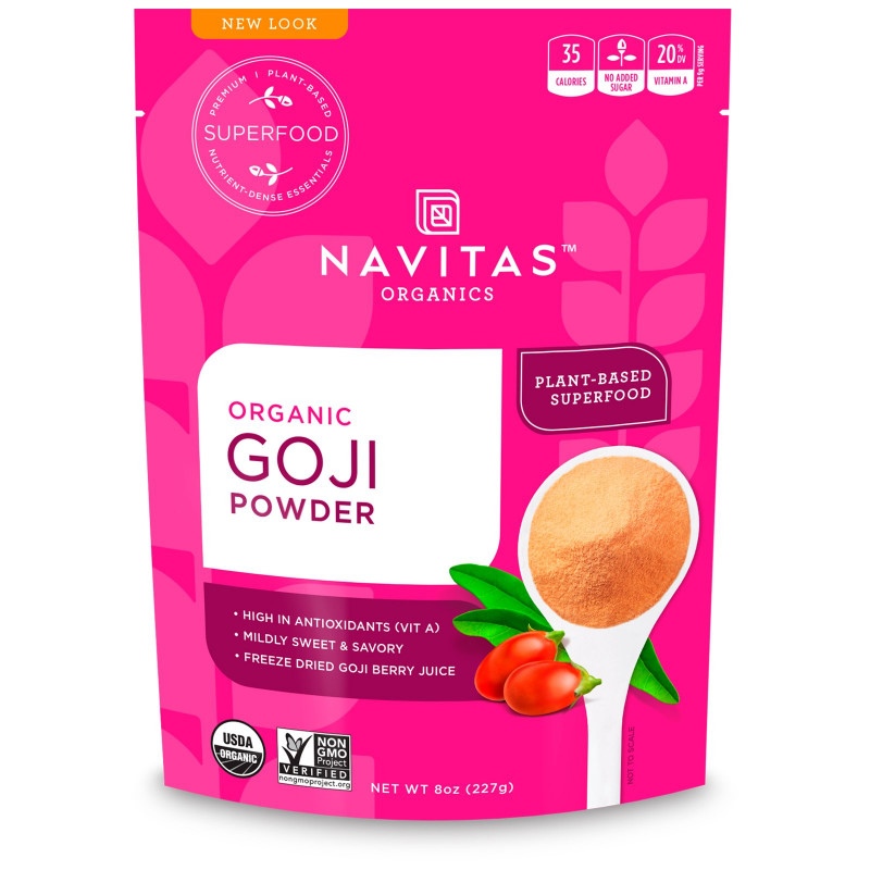Navitas Naturals Organic Goji Powder Сублимированный порошок ягод годжи 227 г