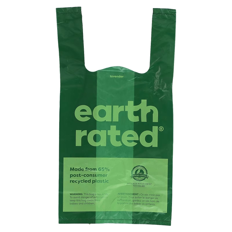 Earth Rated, пакеты для уборки за собаками, с ручками, с запахом лаванды, 120 пакетов