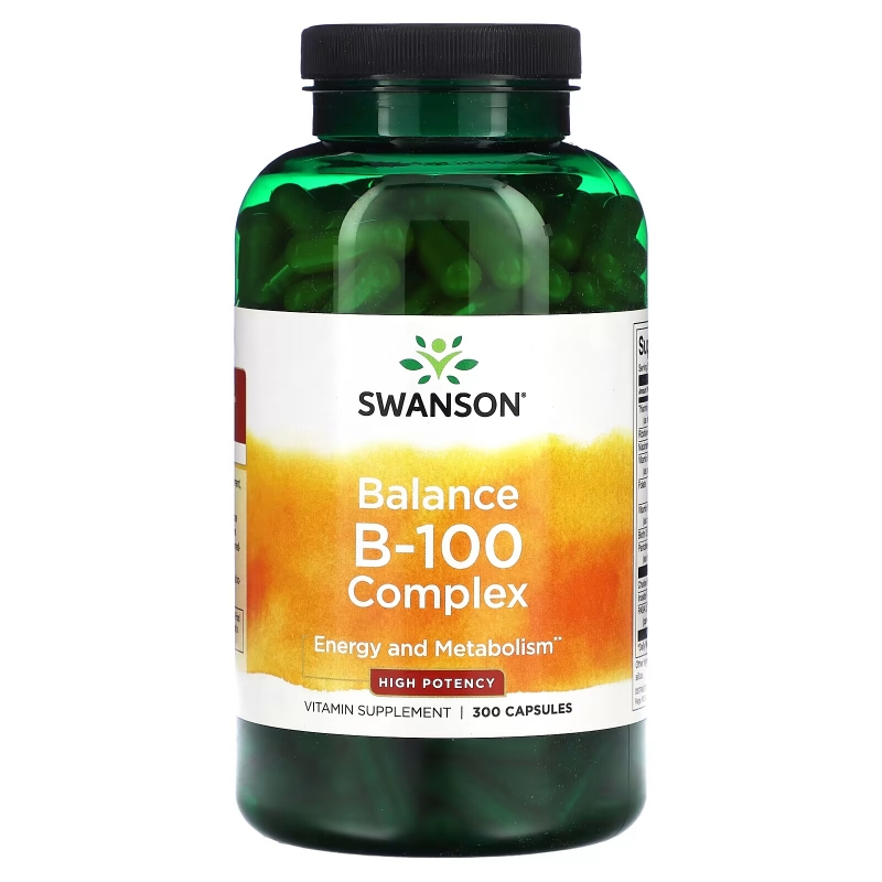 Swanson, Balance B-100 Complex, High Potency, 300 Capsules