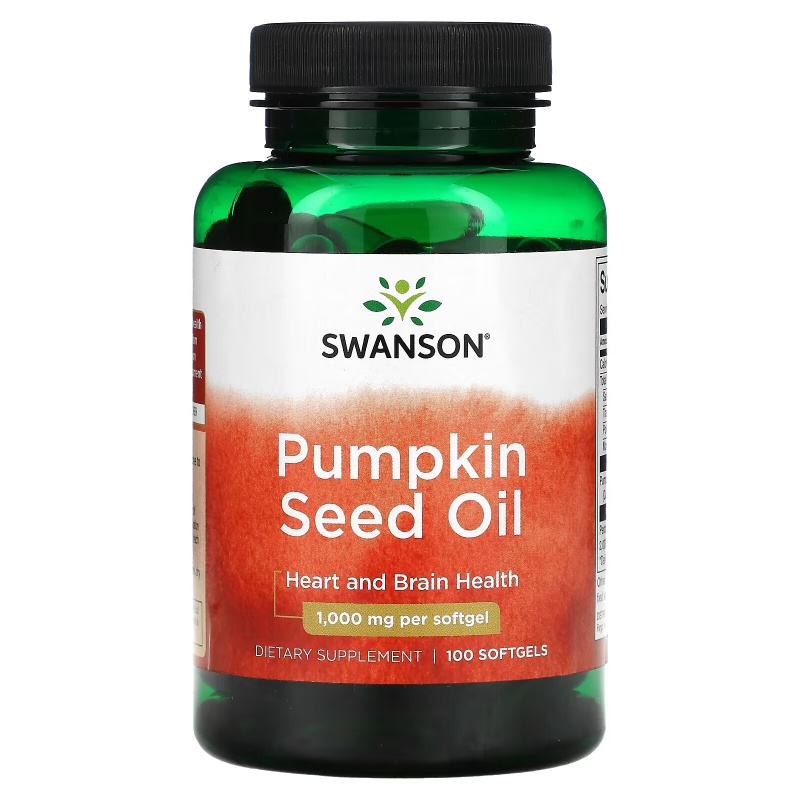 Swanson, Pumpkin Seed Oil, 1,000 mg, 100 Softgels