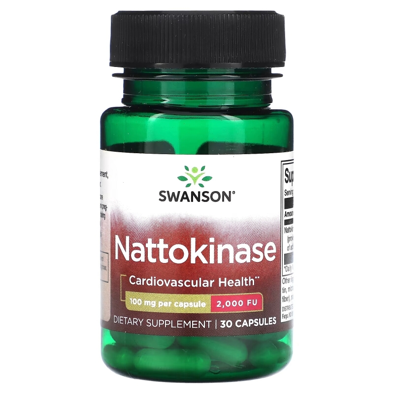 Swanson, Nattokinase, 100 mg , 30 Capsules