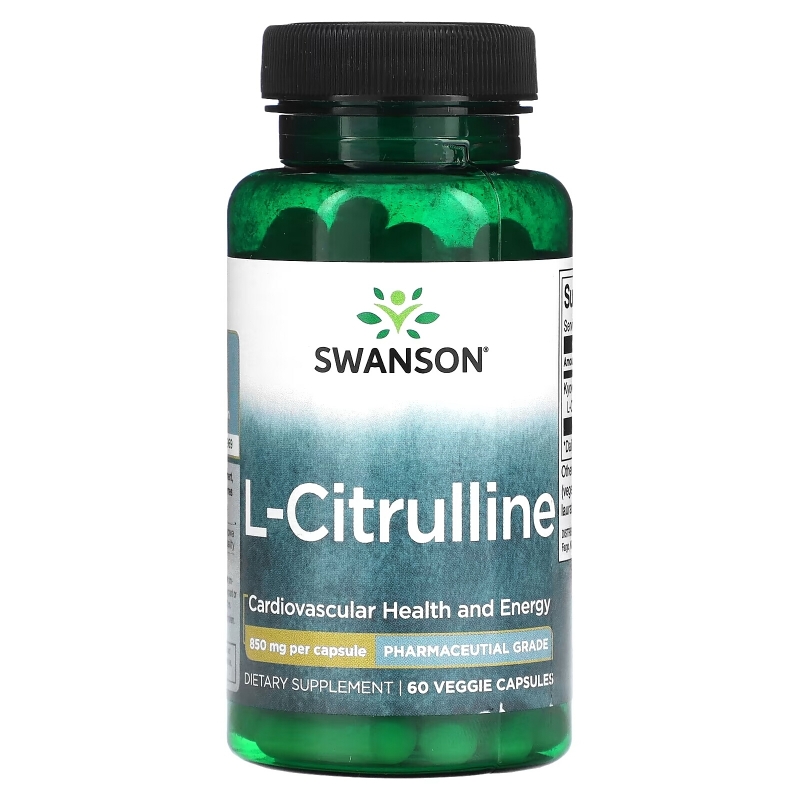 Swanson, L-Citrulline, 850 mg, 60 Veggie Capsules