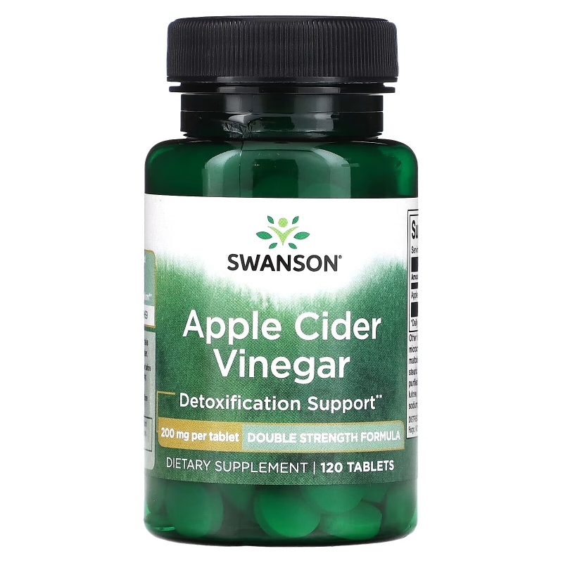 Swanson, Apple Cider Vinegar, 200 mg, 120 Tablets