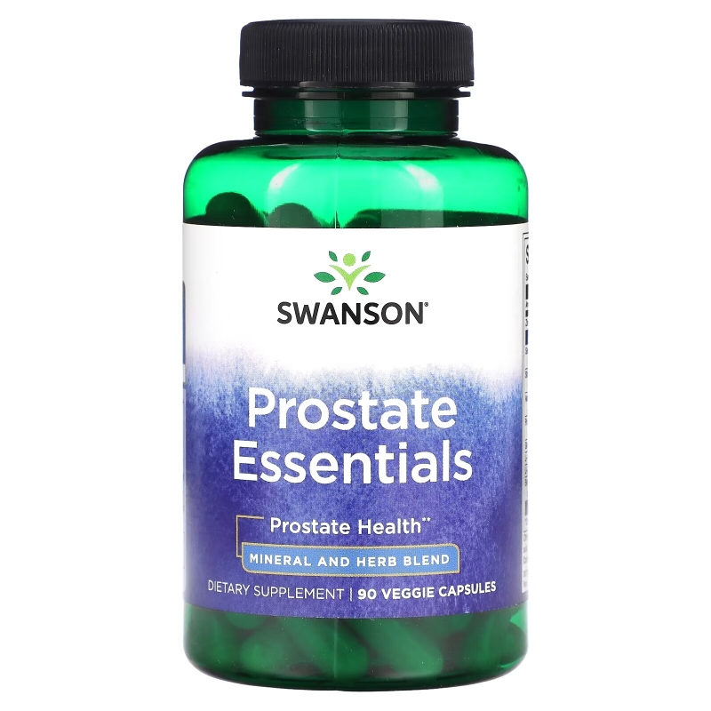 Swanson, Prostate Essentials, 90 растительных капсул