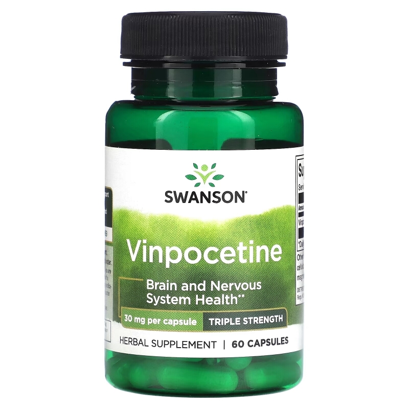 Swanson, Vinpocetin, 30 mg, 60 Kapseln