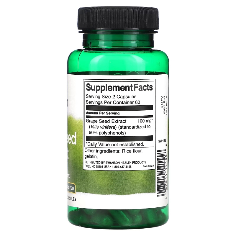 Swanson, Grape Seed Extract, 50 mg, 120 Capsules
