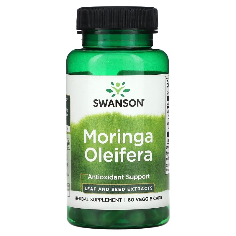 Swanson, Moringa Oleifera, 60 Veggie Caps