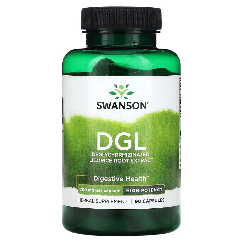 Swanson, DGL, High Potency, 700 mg, 90 Capsules