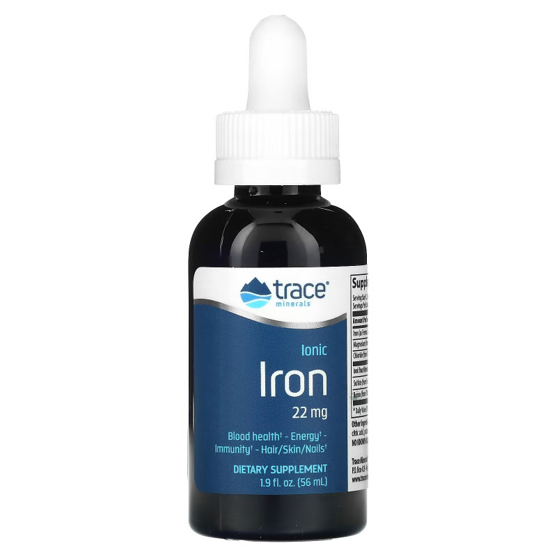 Trace Minerals Research Ионное железо 22 мг 2 жидких унции (59 мл)