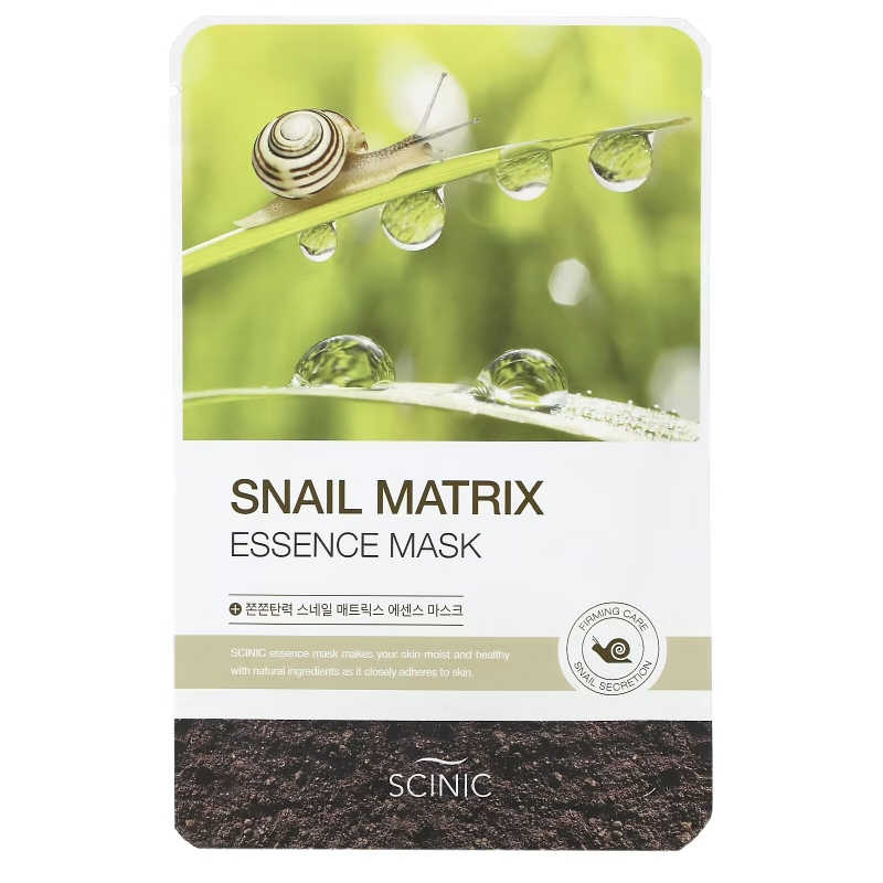 Scinic, Snail Matrix Essence Beauty Mask, 1 Sheet, 0.67 fl oz (20 ml)