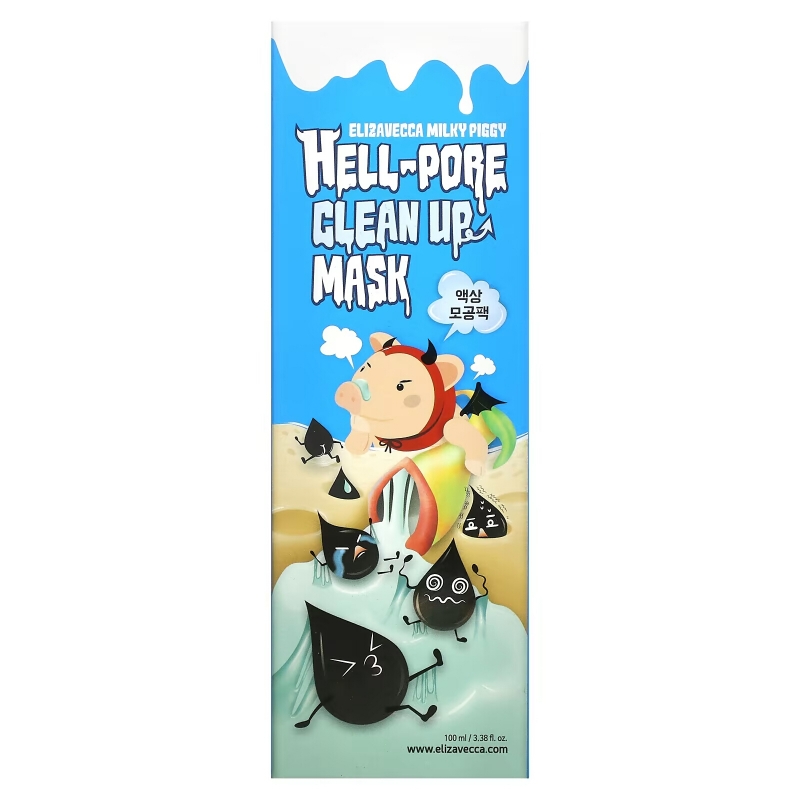 Elizavecca, Milky Piggy, Hell-Pore, Clean Up Beauty Mask, 3.38 fl oz (100 ml)