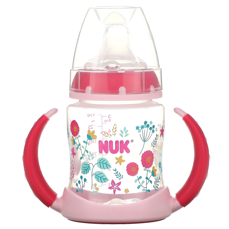NUK, Чашка для обучения, от 6 месяцев, сердца, 1 чашка, 150 мл (5 унций)