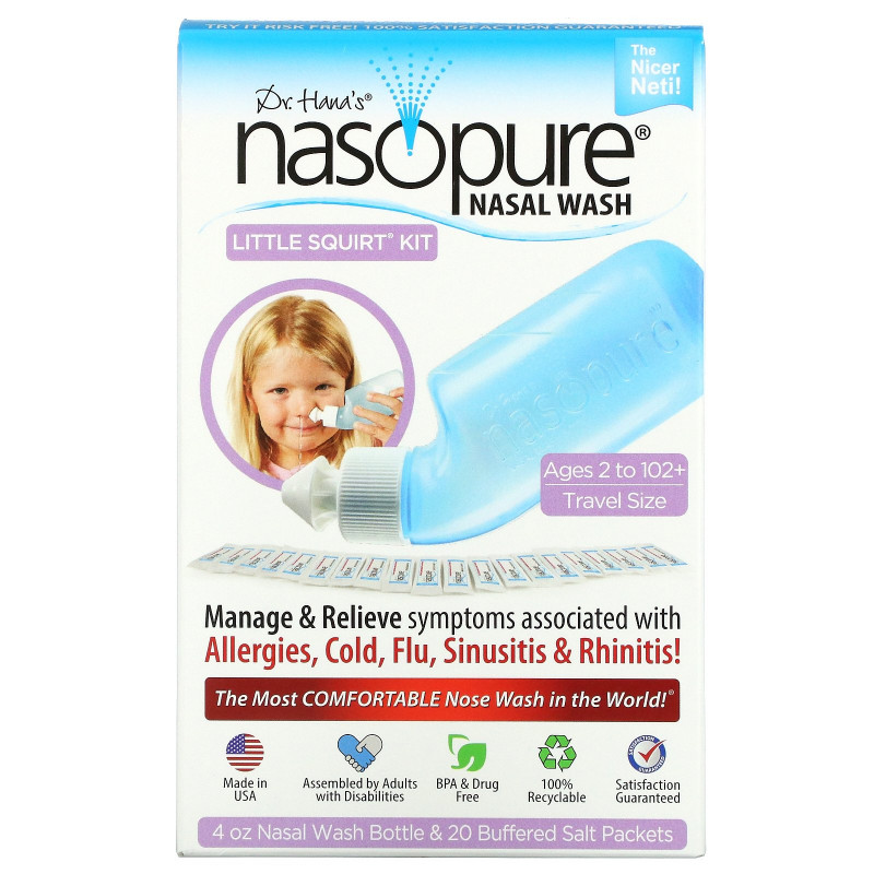 Nasopure система для промывания носа Little Squirt To Go 1 набор