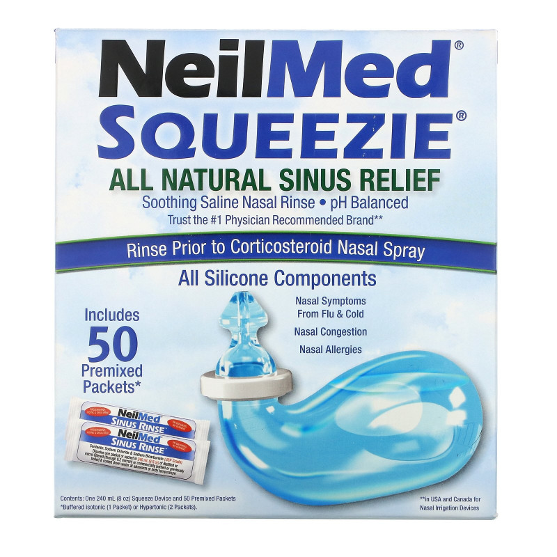 Nasaline Squip Squeezie система для промывания носа 1 набор