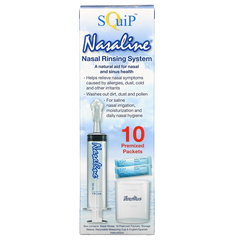 Nasaline Squip Система для промывки носа 1 набор