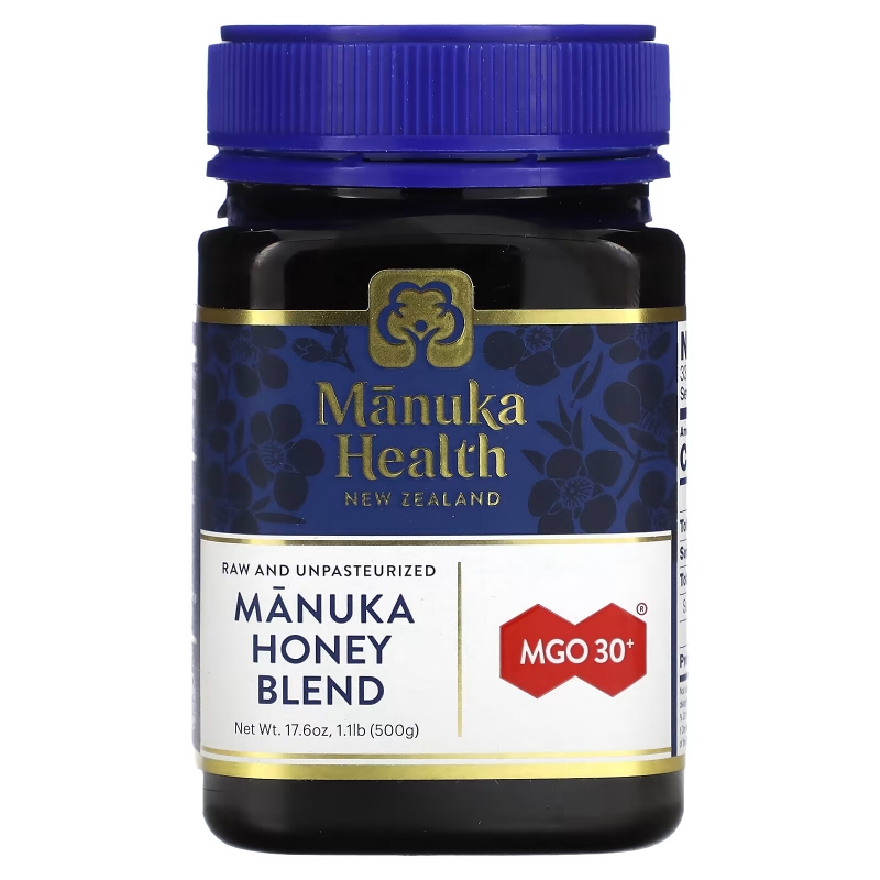 Manuka Health, Мед манука, метиглиоксал 30+, 1,1 фунта (500 г)