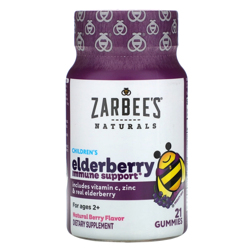 Zarbee's Mighty Bee Gummy Immune Support Mixed Berry 21 Gummies