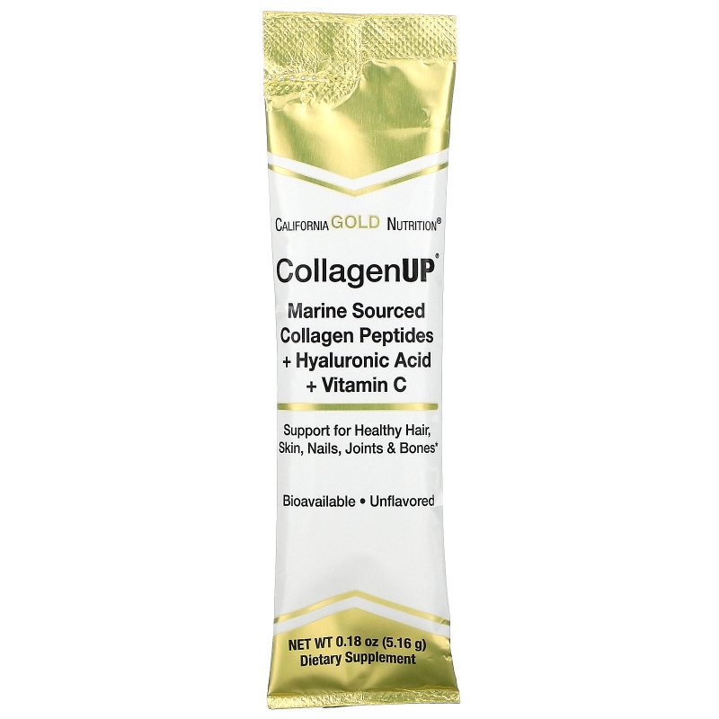 California Gold Nutrition, CollagenUp, без ароматизаторов, 30 пакетиков, 0,18 унции (5,15 г) каждый