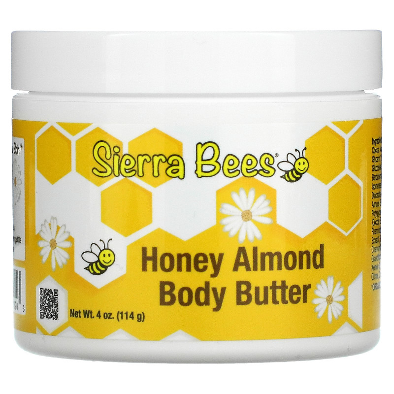 Sierra Bees, Масло для тела с медом и миндалем, 4 ж. унц. (120 мл)