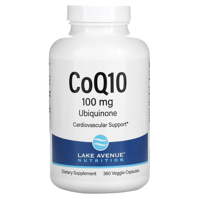 Lake Ave. Nutrition, CoQ10, 100 mg, 360 Veggie Capsules