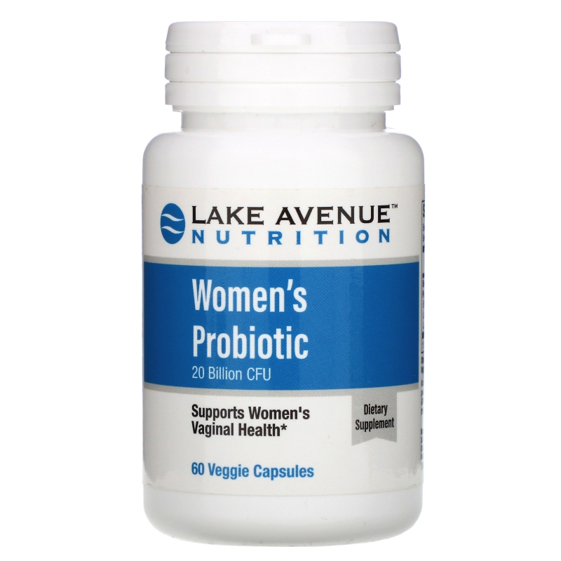 Lake Ave. Nutrition, Women's Probiotics, 20 Billion CFU, 60 Veggie Capsules