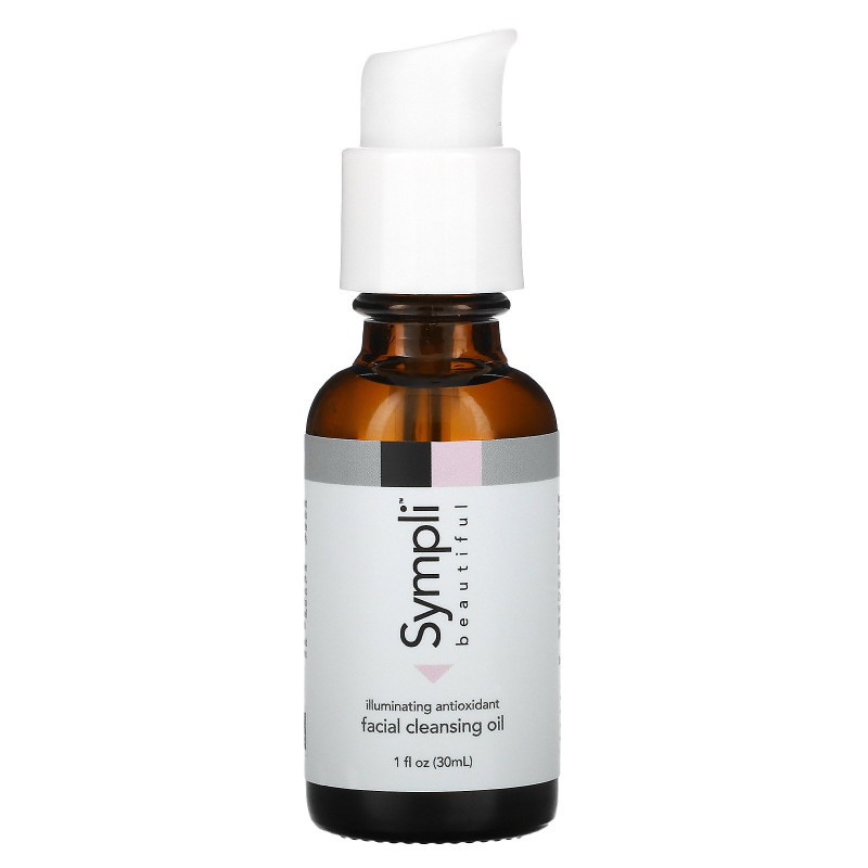 Sympli Beautiful, Illuminating Antioxidant Facial Cleansing Oil, 1 fl oz (30 ml)